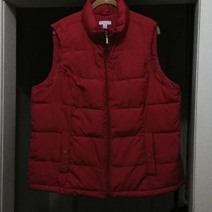 Red Charter Club Vest